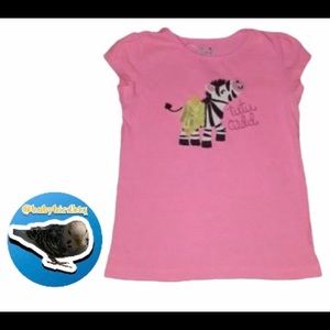 Jumping Beans Adorable pink zebra t-shirt